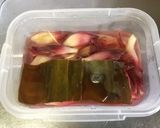 色鮮やか♡簡単ミョウガの甘酢漬け作り方5写真