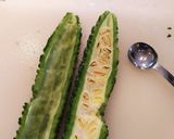 我が家のゴーヤチャンプルー作り方1写真