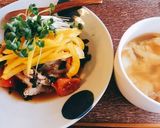 豚肉とあったかトマトのさっぱりあえ作り方6写真