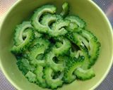 レンジで簡単!!ゴーヤのおひたし作り方2写真