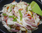 簡単！ししとうキャベツの青椒肉絲風味作り方4写真