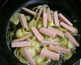 魚肉ソーセージの卵とじ作り方3写真