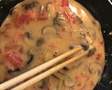 オムレツ　ハンバーグインサイド作り方5写真