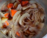 じゃがいも玉ねぎ もやしのオイスター煮♡作り方4写真