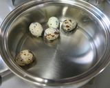 赤のビーツで作ったピンクウズラのサラダ作り方2写真