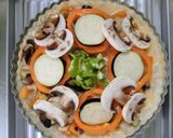 夏野菜たっぷり♡簡単キッシュ♪作り方10写真