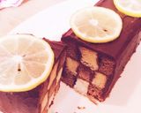 パウンド型ダミエ柄チョコケーキ*ˊᵕˋ*作り方15写真