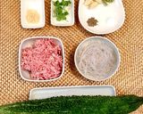 ゴーヤの肉詰め☆マラヤッドサイ。作り方1写真