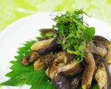 レンジで簡単☆お茄子のおひたし作り方6写真