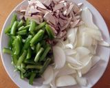 ピリ甘辛のタレ♪牛肉と野菜の細切り炒め作り方3写真