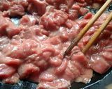 ピリ甘辛のタレ♪牛肉と野菜の細切り炒め作り方7写真