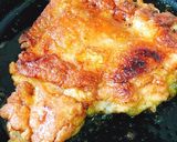 鶏ももカレー唐揚げの茄子トマトピザ作り方9写真