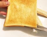 裏技で新食感！簡単朝食！かりふわトースト作り方2写真