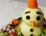 ポテトサラダで雪だるま～☺️作り方11写真