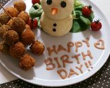 ポテトサラダで雪だるま～☺️作り方12写真