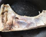 豪快に丸焼き！鮪のカマの甘辛焼き作り方1写真