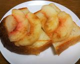 フレッシュ！白桃トースト作り方4写真