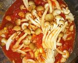 電子レンジでトマトソースのリメイク☆作り方4写真