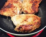 簡単！桃の果汁で鶏肉を焼く作り方1写真