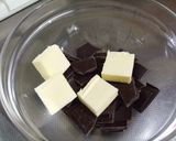 ブラックチョコの ボールクッキー作り方1写真