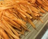 簡単！明太子風味にんじんしりしり作り方1写真