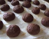 ブラックチョコの ボールクッキー作り方6写真