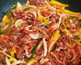 エバラ焼き肉のタレで茄子入りチャプチェ作り方7写真