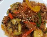 エバラ焼き肉のタレで茄子入りチャプチェ作り方9写真