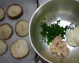 シイタケのシーチキンマヨ焼き作り方1写真