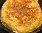 シーチキン、チーズのスパニッシュオムレツ作り方15写真
