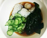 すだち香るきゅうりとワカメの三杯酢作り方6写真