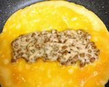 納豆オムライス(和風)作り方2写真