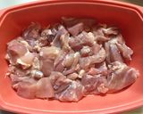 鶏モモ肉のレンチンでみぞれ煮作り方1写真
