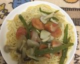 夏バテ解消 あんの冷製パスタ おろし付き作り方8写真