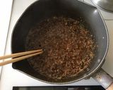 だしがら昆布とセロリの葉で牛そぼろ作り方3写真