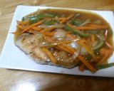 かれいのカレー風味野菜あんかけ作り方7写真