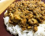 レンズ豆とレンコンと鶏挽肉のドライキーマ作り方25写真