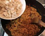レンズ豆とレンコンと鶏挽肉のドライキーマ作り方20写真