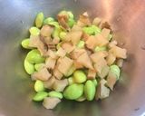 1分クッキング 茶豆といぶりがっこ作り方3写真
