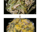 節約♪冬瓜の皮ときのこの麺つゆ卵とじ丼作り方4写真