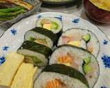 恵方巻き　海鮮巻き寿司作り方14写真