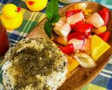 朝食に。パプリカとちくわの炒め物作り方4写真