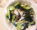 レンジで簡単キュウリとサキイカキムチ作り方3写真