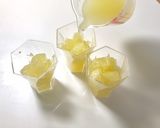 グレープフルーツと蜂蜜レモン漬けゼリー作り方7写真
