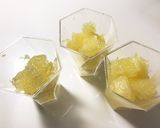 グレープフルーツと蜂蜜レモン漬けゼリー作り方4写真
