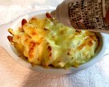 秋の朝食♡梨のハニーチーズグラタン作り方5写真