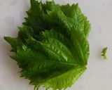 大葉の天ぷら作り方1写真