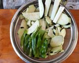なすとピーマン簡単砂糖醤油炒め作り方1写真