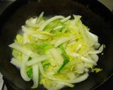 白菜と貝柱のクリーム煮作り方3写真