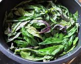 加賀野菜の金時草(きんじそう)のお浸し作り方4写真